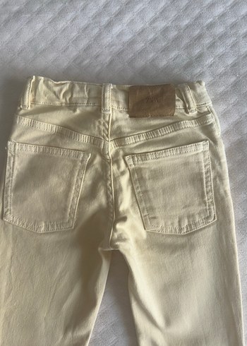 Bej Kız Çocuk Denim Pantolon - Görsel 3