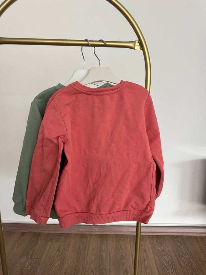 Renkli Desenli Kız Sweatshirt - Görsel 4