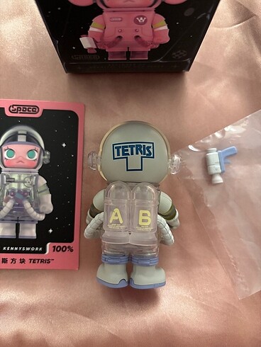  Beden Renk Popmart Molly figür Tetris