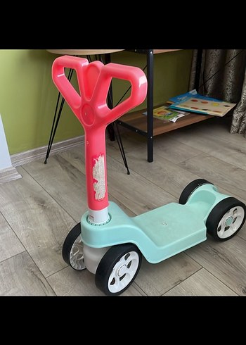 Renkli Pembe Çocuk Scooterı - Görsel 2