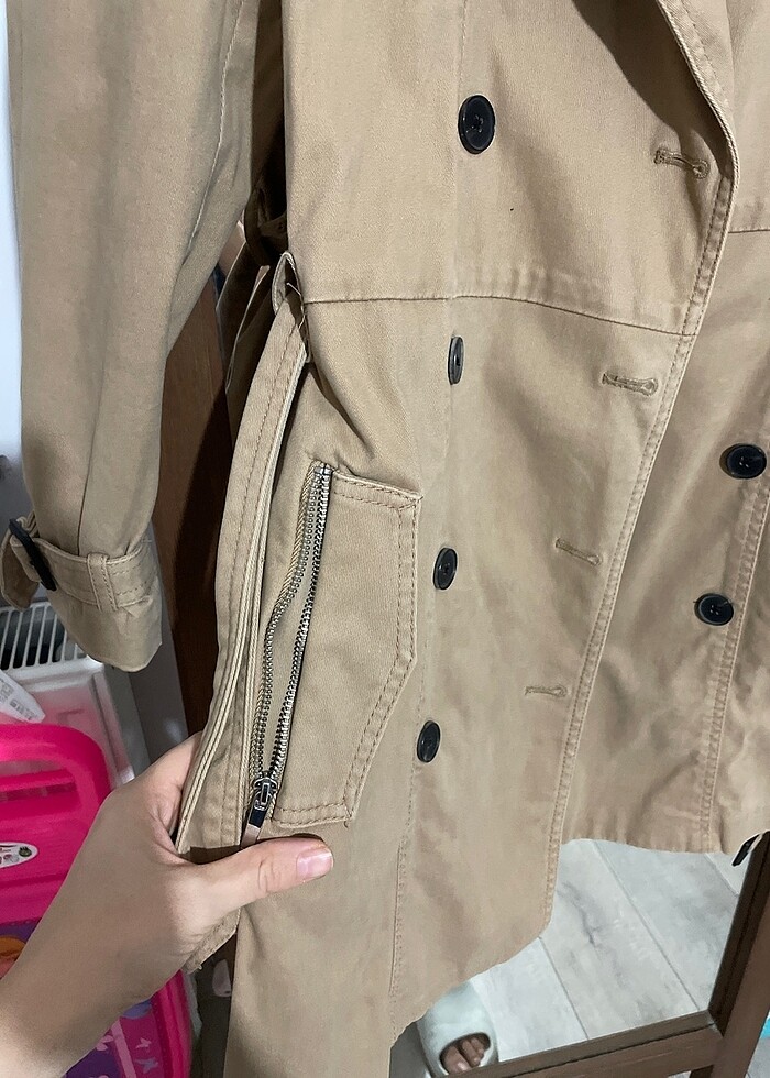 Mango trençkot - Görsel 4