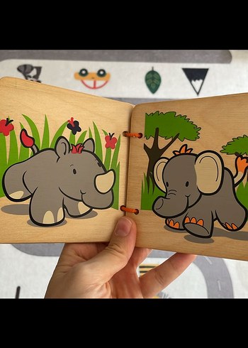 Hape Renkli Ahşap Eğitim Oyuncağı - Görsel 4