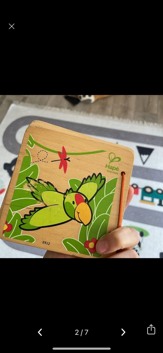 Hape Renkli Ahşap Eğitim Oyuncağı - Görsel 2