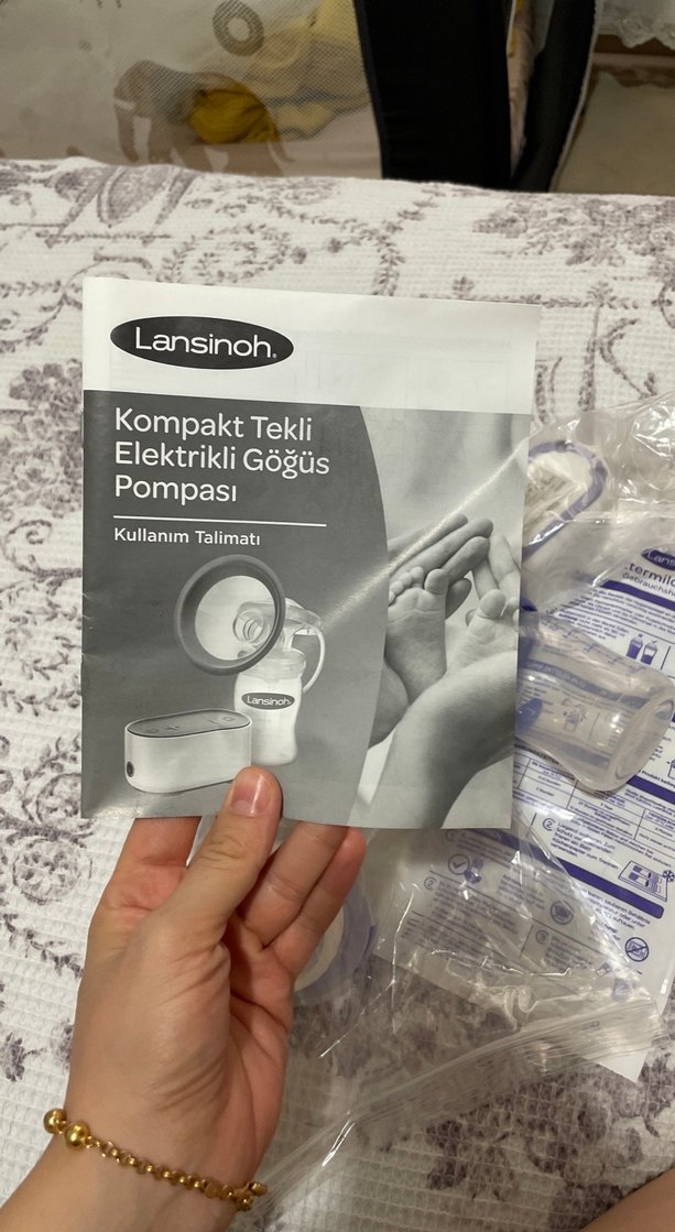 Lansinoh Kompakt Tekli Elektrikli Göğüs Pompası - Görsel 3