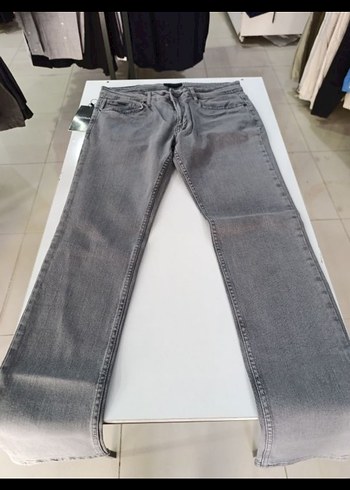 Gri Regular Fit Kot Pantolon