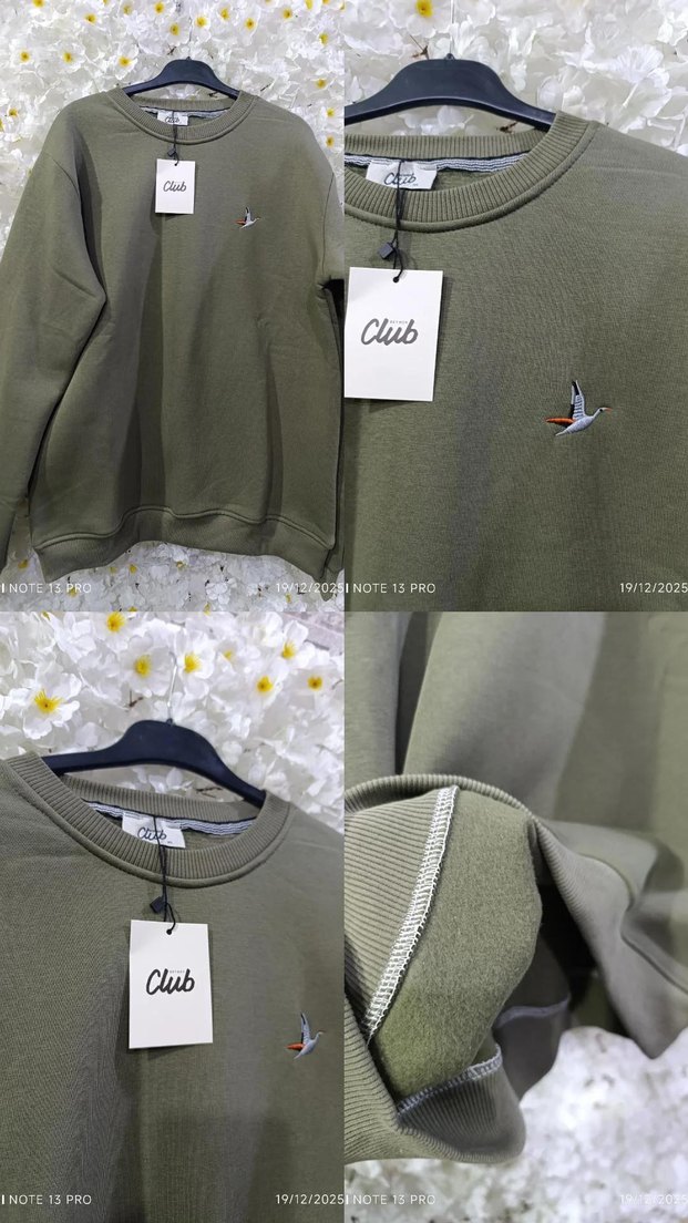 Beymen Club Erkek Yeşil Sweatshirt S-3XL - Görsel 2