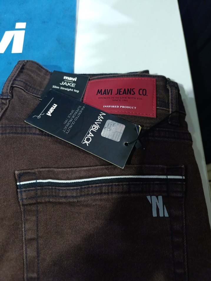 Mavi Erkek Regular Fit Fermuarlı Kahverengi Pantolon - Görsel 3