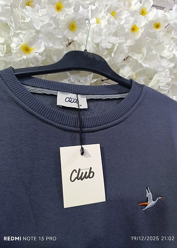 Gri Kapüşonsuz Erkek Sweatshirt - Görsel 3