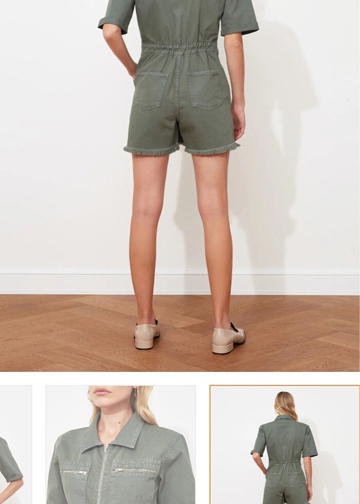 Trendyol milla şort tulum - Görsel 4