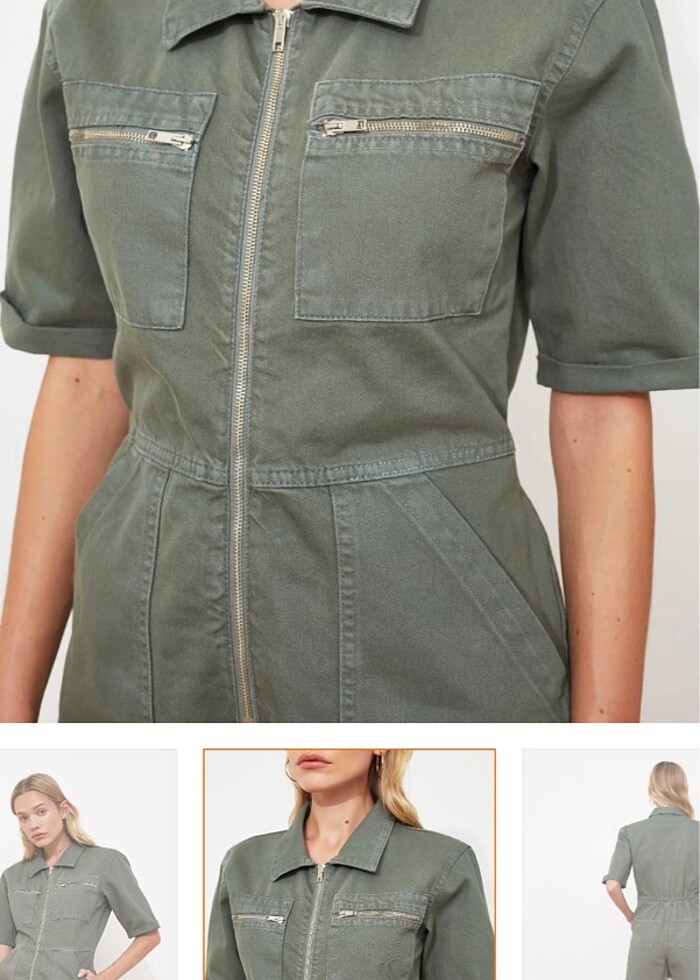 Trendyol milla şort tulum - Görsel 3