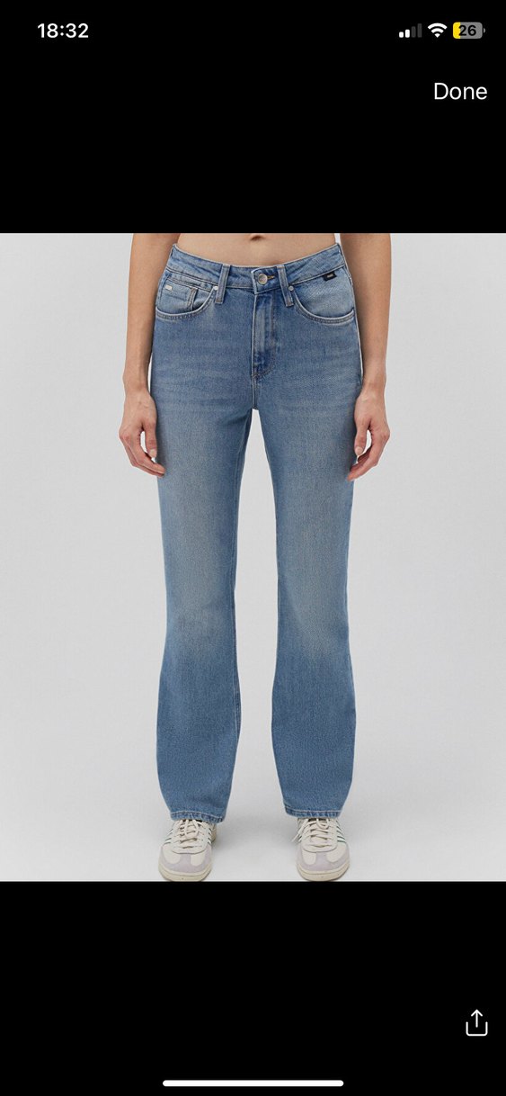 Kadın Mavi Jeans - Görsel 3