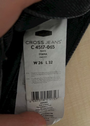 Kadın Siyah Normal kesim Jean Cross Jean - Görsel 4
