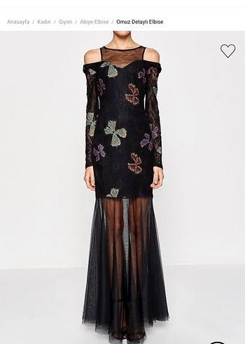 Koton Siyah Uzun Elbise - Görsel 3