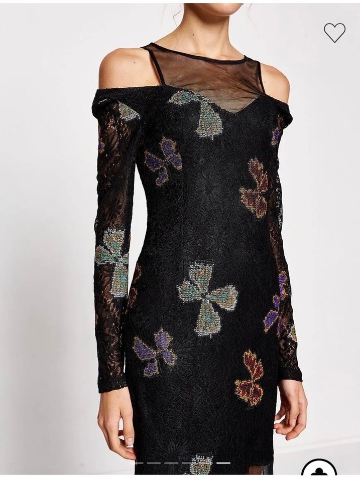 Koton Siyah Uzun Elbise - Görsel 5