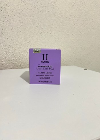 Hoito Superfood Durulanmayan Saç Maskesi 100 ml - Görsel 3
