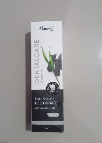 Siyah Karbon Diş Macunu 75 ml - Görsel 2