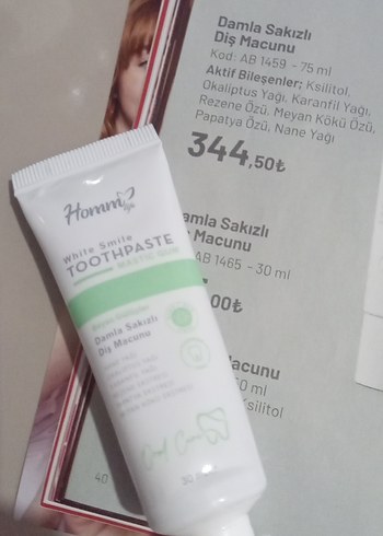 Damla Sakızlı Diş Macunu 75 ml - Görsel 2