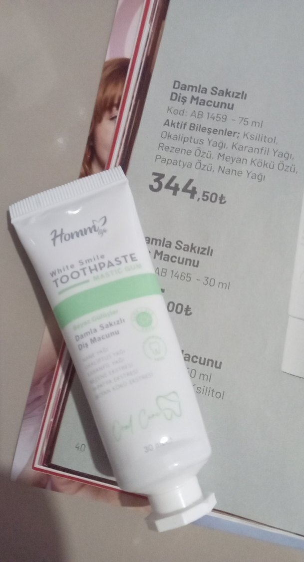 Damla Sakızlı Diş Macunu 75 ml - Görsel 2