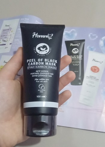 Siyah Karbonlu Maske 100 ml - Görsel 2