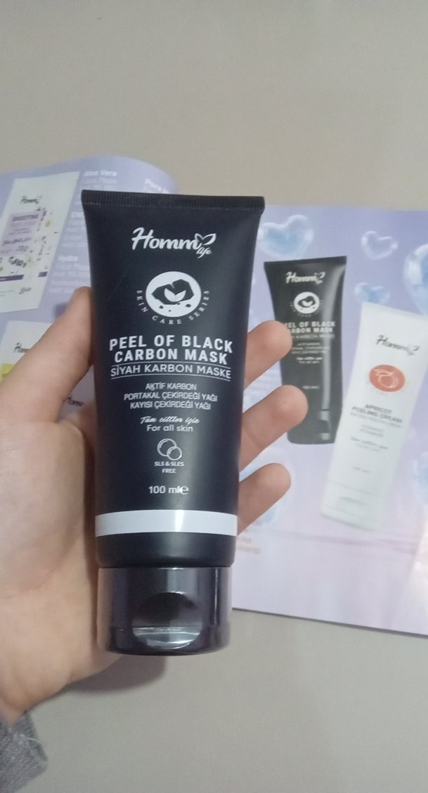 Siyah Karbonlu Maske 100 ml - Görsel 2