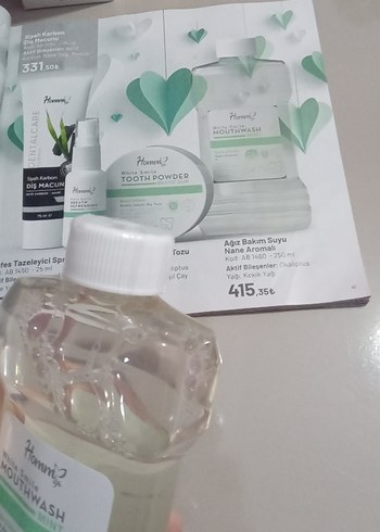 Nane Aromalı Ağız Bakım Suyu 250 ml - Görsel 3