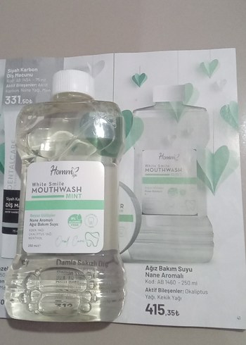 Nane Aromalı Ağız Bakım Suyu 250 ml - Görsel 2