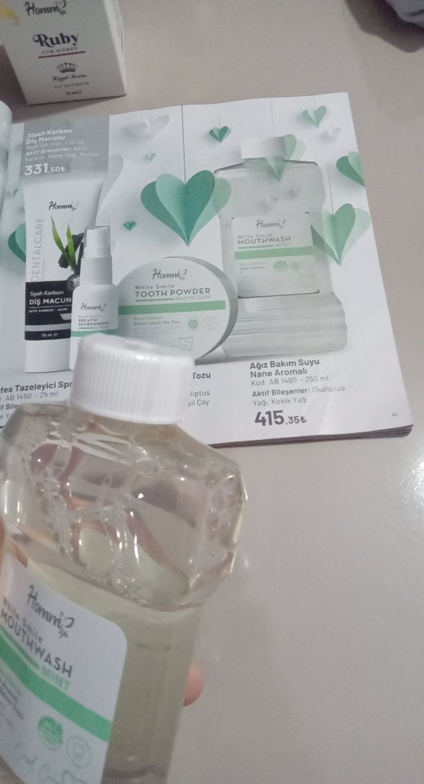 Nane Aromalı Ağız Bakım Suyu 250 ml - Görsel 3