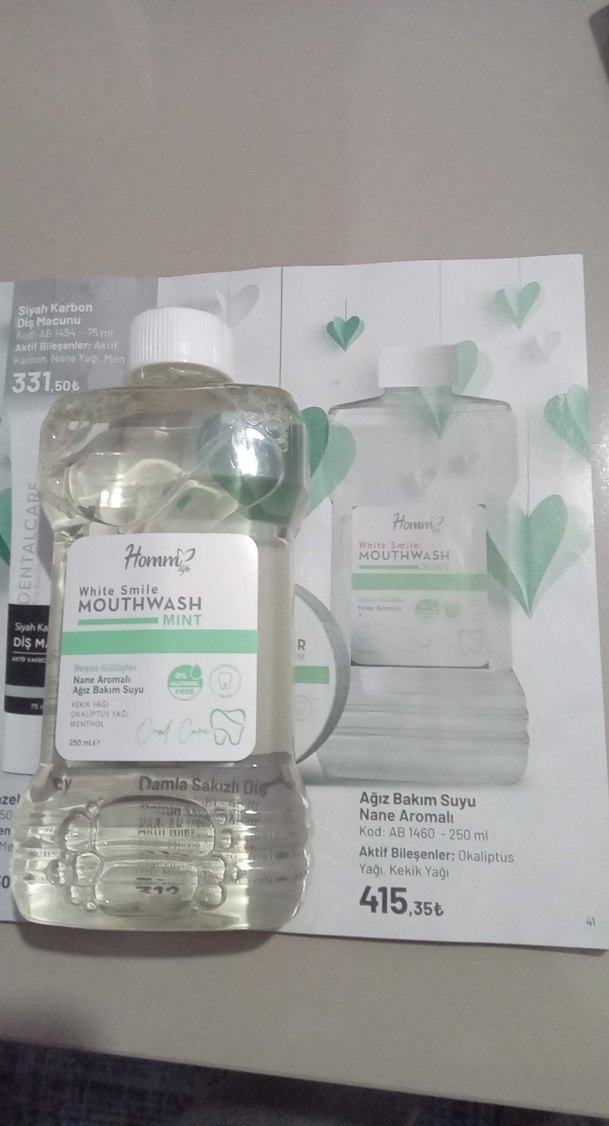 Nane Aromalı Ağız Bakım Suyu 250 ml - Görsel 2