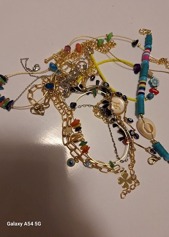 Renkli Bohem Zincirli ÇokluTakı seti. - Görsel 4