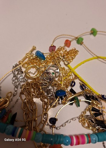 Renkli Bohem Zincirli ÇokluTakı seti. - Görsel 6