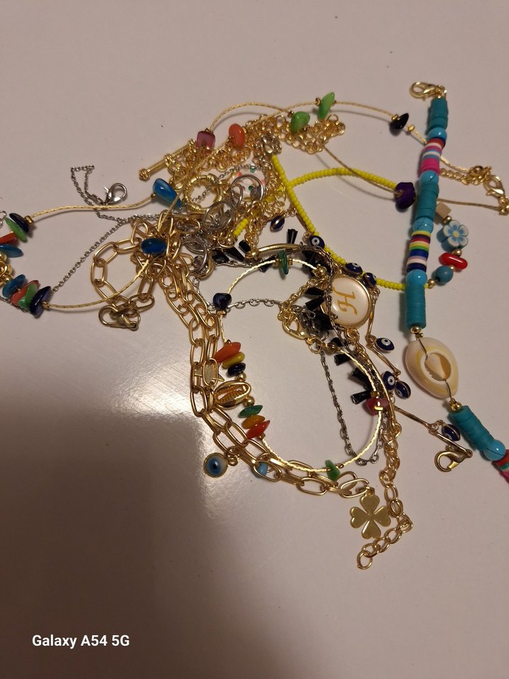 Renkli Bohem Zincirli ÇokluTakı seti. - Görsel 4