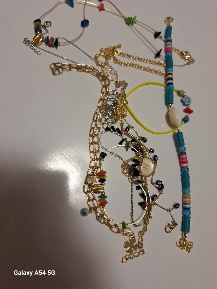 Renkli Bohem Zincirli ÇokluTakı seti. - Görsel 3