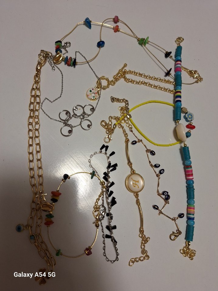 Renkli Bohem Zincirli ÇokluTakı seti. - Görsel 2