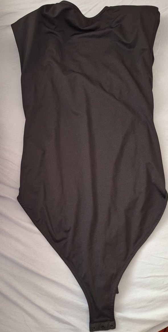 Siyah Spor Tarzı Kadın Body - Görsel 2