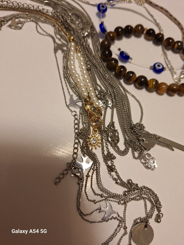 Zincir Detaylı Bohem Kadın Takı Seti - Görsel 3