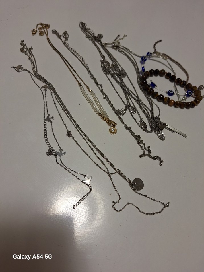 Zincir Detaylı Bohem Kadın Takı Seti - Görsel 2