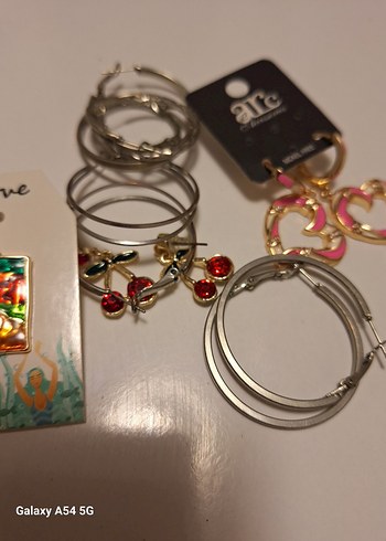 Renkli Boncuklu Bohem Küpe Seti - Görsel 5