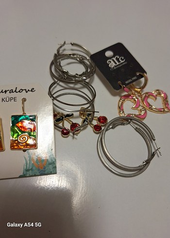 Renkli Boncuklu Bohem Küpe Seti - Görsel 6