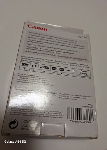 Canon AS-120 Kırmızı Hesap Makinesi - Görsel 3