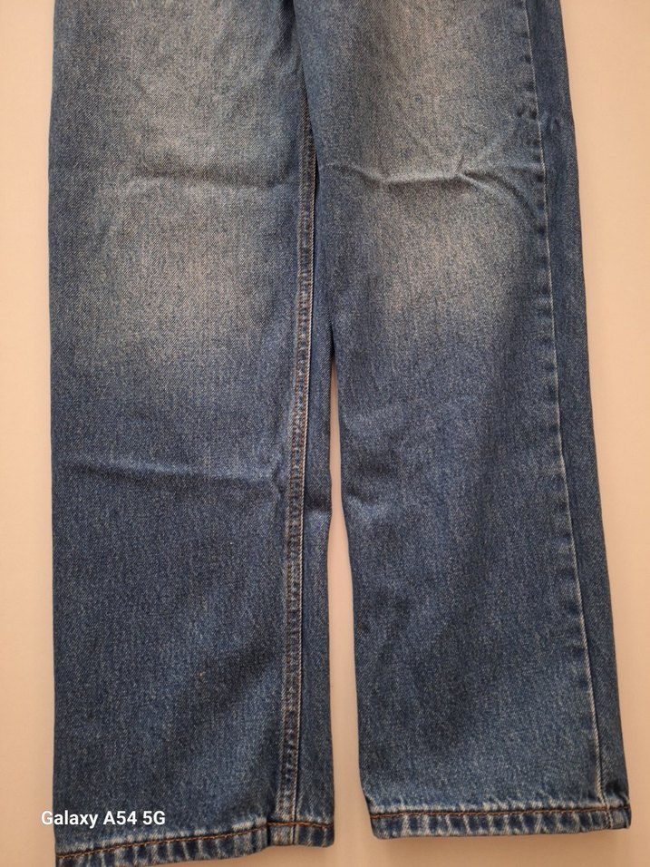 Düğmeli Kadın Kot Pantolon - Görsel 2