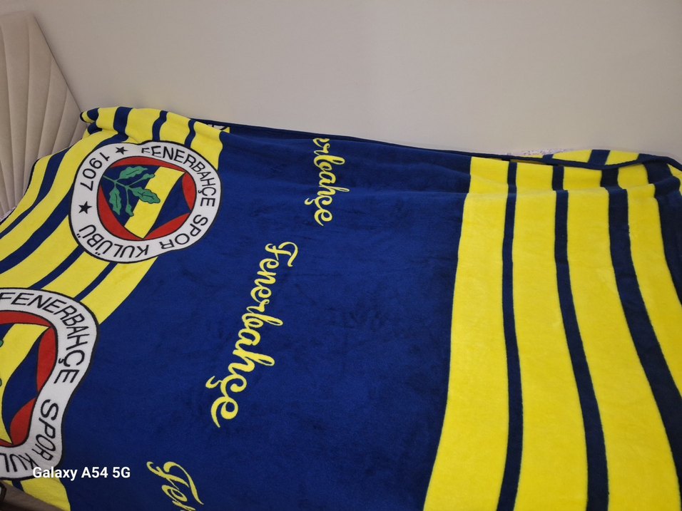 Çok Renkli Fenerbahçe Battaniyesi - Görsel 5
