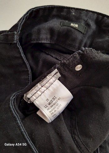 Siyah Regular Fit  Kadın Kot Pantolon - Görsel 4