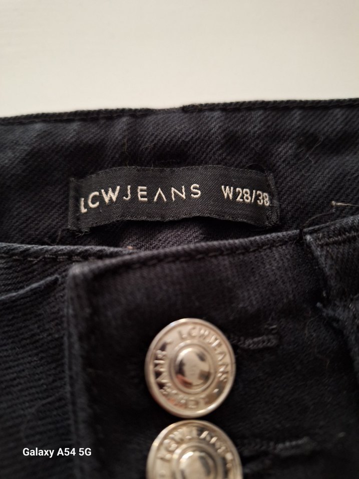 Siyah Regular Fit  Kadın Kot Pantolon - Görsel 2