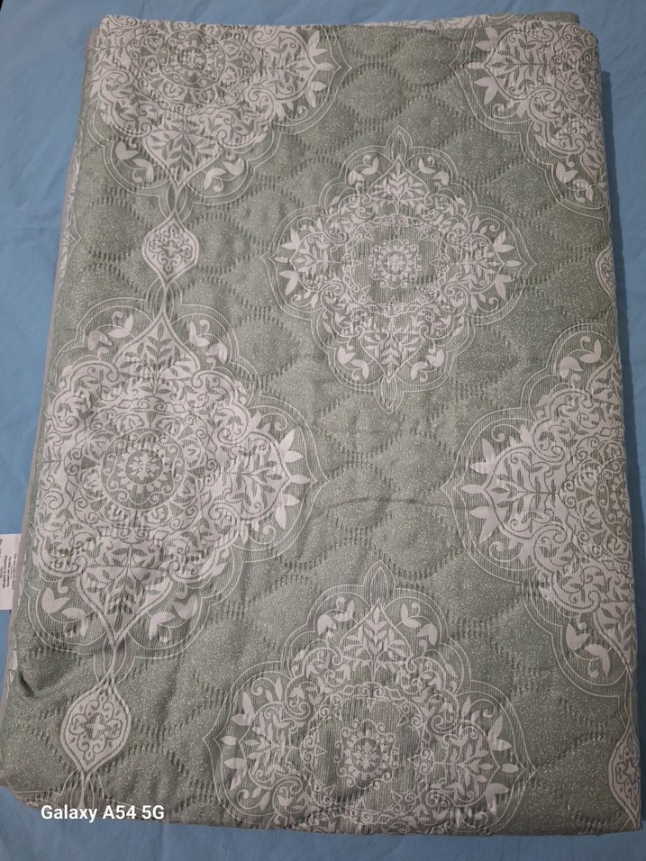 Yeşil Baskılı çok amaçlı yatak örtüsü - Görsel 2