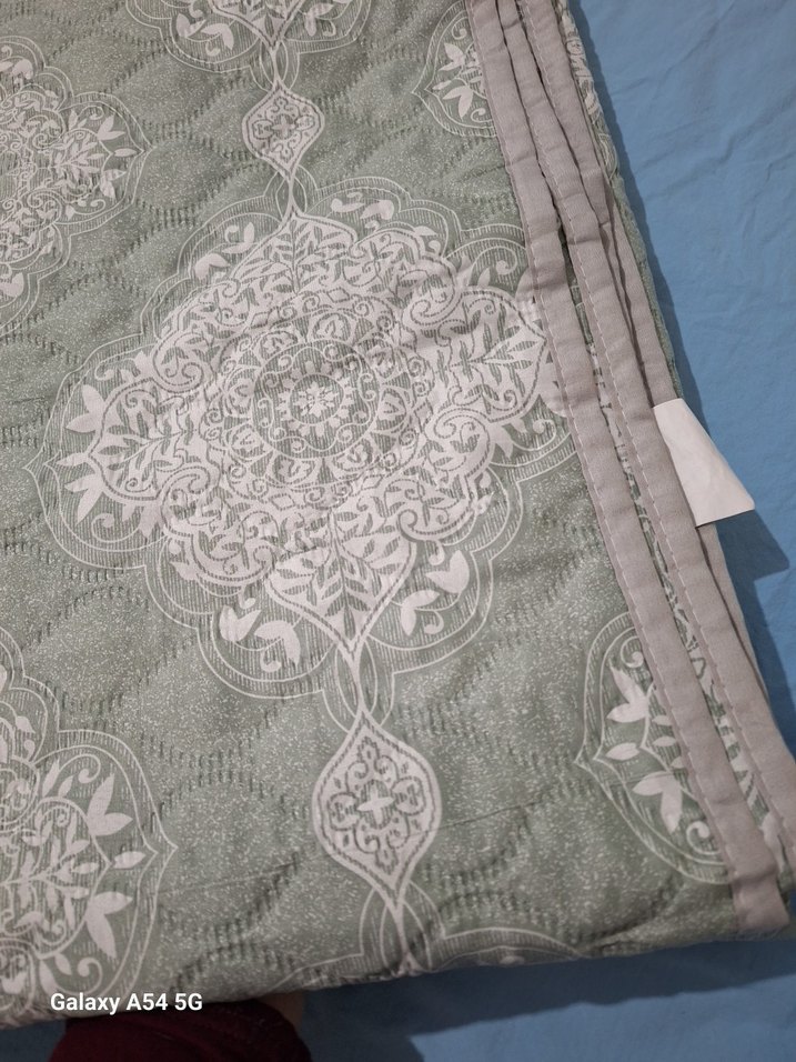 Yeşil Baskılı çok amaçlı yatak örtüsü - Görsel 3