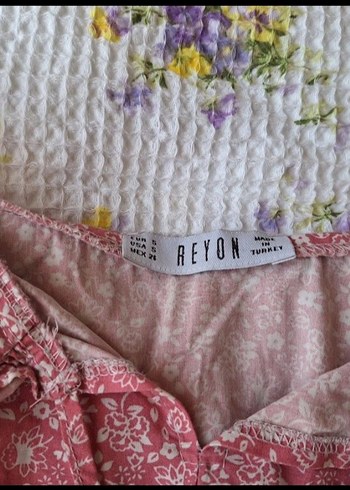 s Beden Dantel Detaylı Pembe V Yaka Bluz