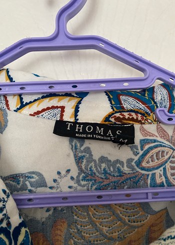 Çiçek Desenli Bohem Kısa Kollu Gömlek - Görsel 2