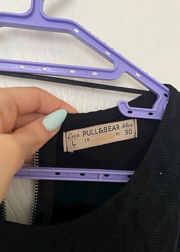 Siyah Yuvarlak Yakalı Mini Kadın Elbise - Görsel 2