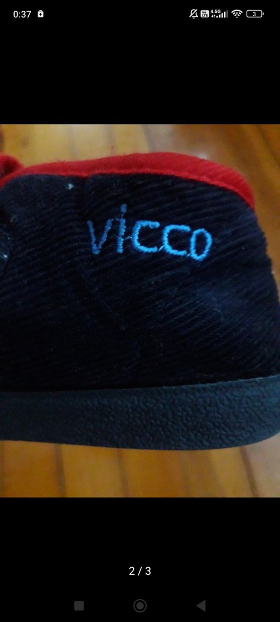 Mavi Nakışlı Erkek Çocuk Biker Terlik - Görsel 2