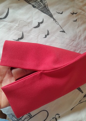 38 Beden Nar çiçeği renginde Regular Fit Kumaş Pantolon
